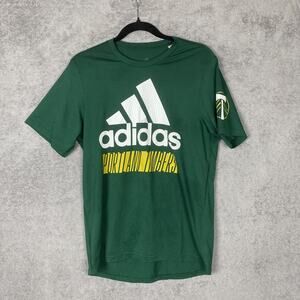 Portland Timbers Shirt Mens Medium Green MLS Soccer Adidas Creator Tee 2020 Logo